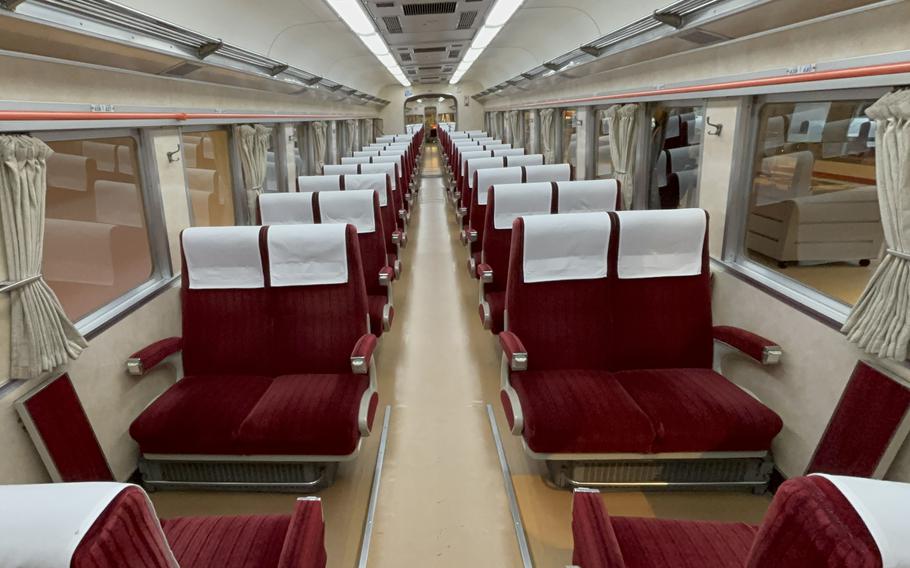 inside the Romancecar at Romancecar Museum